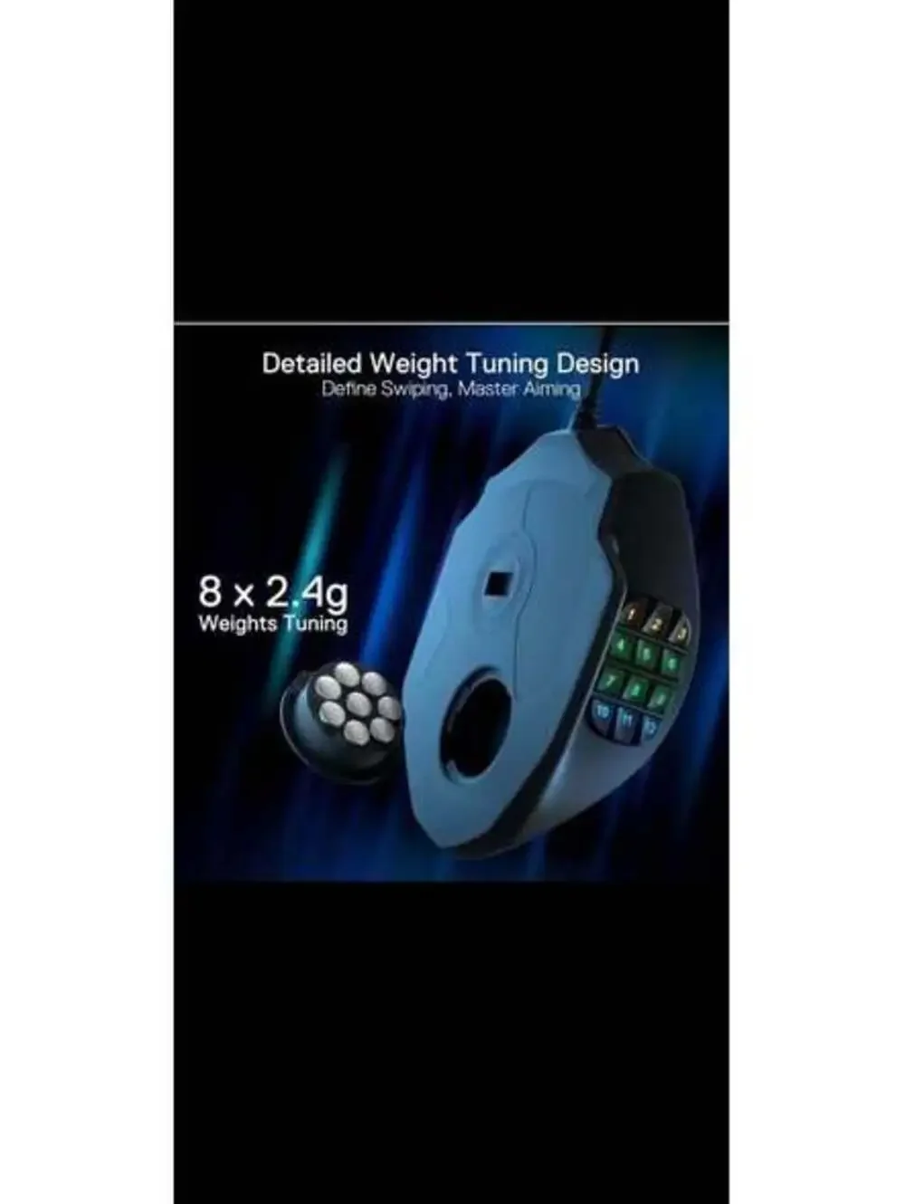 Redragon M908 Wired RGB Gaming Mouse - 12400 DPI, Programmable Keys - New in Box